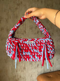Berry Fizz Crochet Handbag